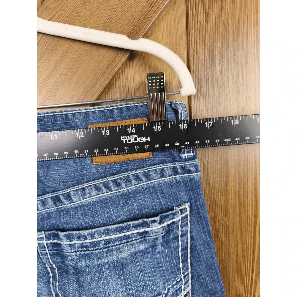 BKE Jake Jeans Mens 32x30 Blue Distressed‎ Stretch Denim